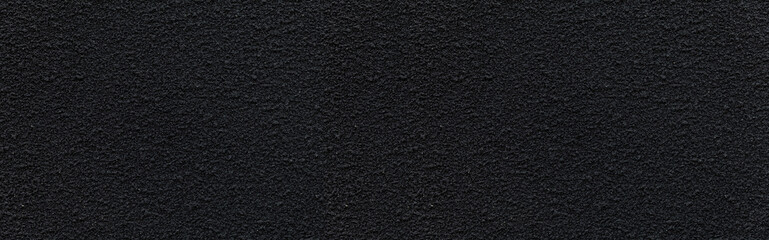 Obraz premium Panorama of Black cement wall texture and seamless background