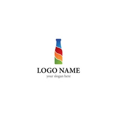 Soda logo template vector icon design