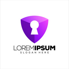 security logo design vector illustration