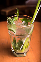 Cocktail in a glass