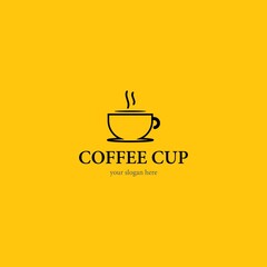 Coffee cup logo template vector icon design