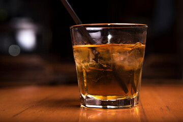 Cocktail in a glass