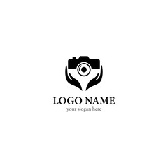 Camera icon vector logo design