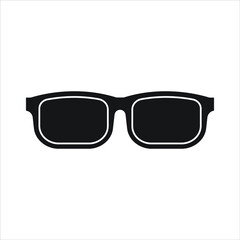 Fototapeta premium Sunglasses icon design isolated on white background