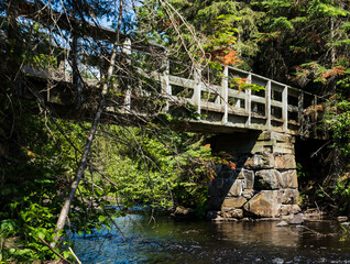 Naklejka premium Old bridge in Algonquin