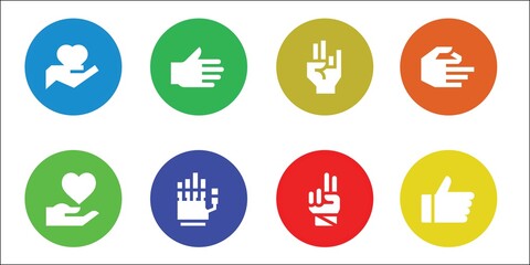 Fototapeta premium applause icon set