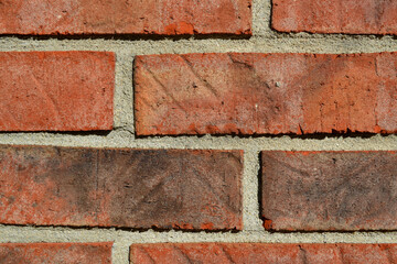 A Colored Brick Texture Closeup View