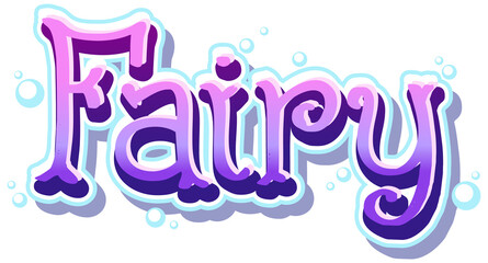 Fairy logo on white background