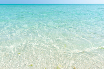 沖縄・浜島の幻の透き通った海