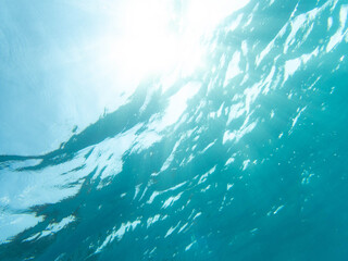 Obraz premium Czyste morze Okinawy i Hamashimy