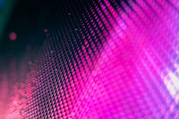 CloseUp LED blurred screen. LED soft focus background. abstract background ideal for design.