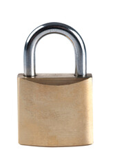 padlock isolated on white background