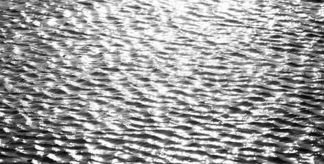 Black and white abstract water background Beautiful