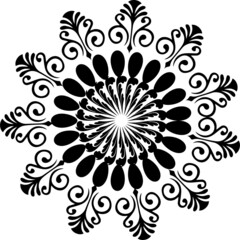 abstract floral design