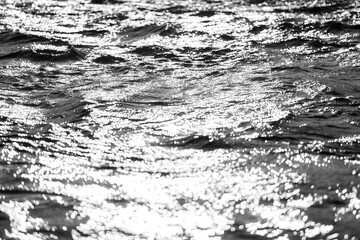 Black and white abstract water background Beautiful