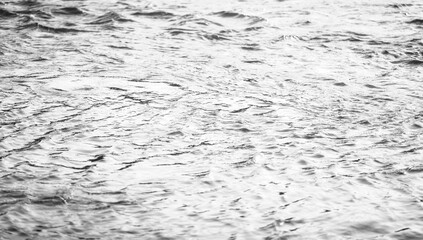Black and white abstract water background Beautiful