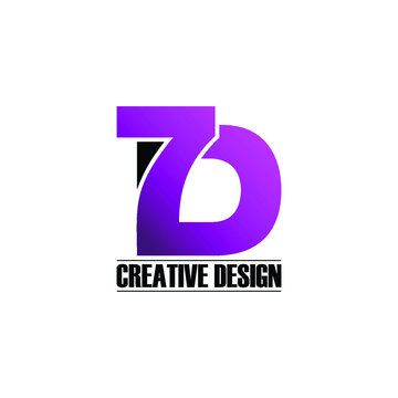 Letter 7D logo icon design vector. monogram logo vector illustration