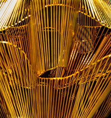 Goldwellen Goldschmuck Dekoration