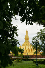 Pha That Luang Vientiane, Laos. That-Luang Golden Pagoda in Vientiane, Laos.
