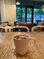 interior of a cafe