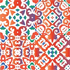 Decorative color ceramic talavera tiles.