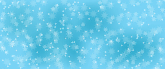 Abstract blue background with blurry stars. Abstract blurry texture. Vector.