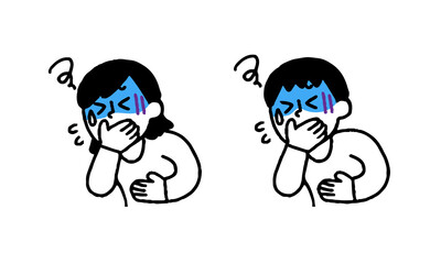 吐き気がある男性女性セット（シンプル）