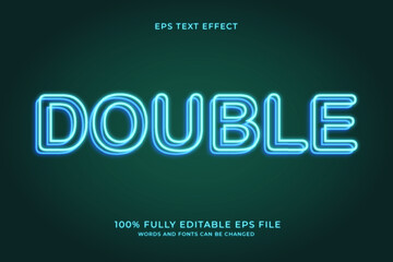 Double Text Effect