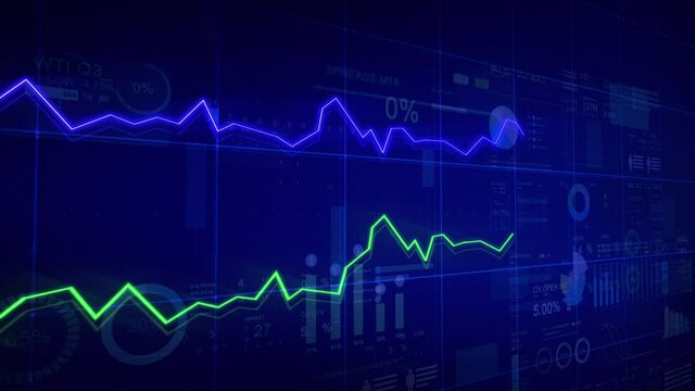 Growing financial charts. Financial charts with increasing profits. Economy background. More color options in my portfolio.