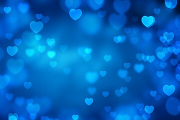 blue bokeh background