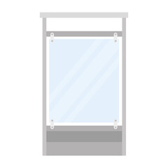 barrier glass protection isolated icon