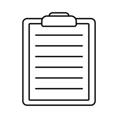 document line style icon vector design