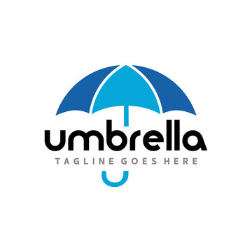 Umbrella Logo. Insurance Logo Design Vector