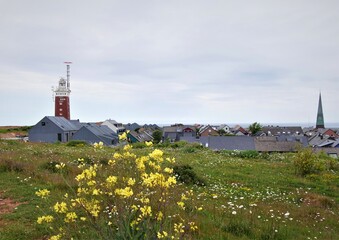 Fototapeta na wymiar Leuchtturm auf Helgoland