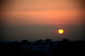 Clothespins of different colours on the wire close-up. Close up colorful clamp-on cloth line on blur background. bokeh background abstract wallpaper