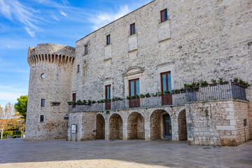 Swabian Castle of Conversano. Puglia. Italy.
