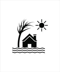 beach house icon,vector best flat icon.