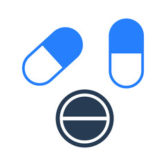 vector illustration of a pill