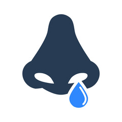Runny nose icon 
