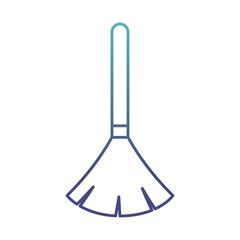 mop degraded line style icon vector design