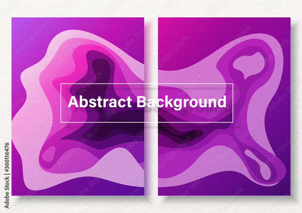 Poster white abstract background lettering on abstract texture in purple color tone on paper pattern backgr