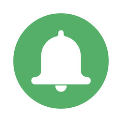 bell block style icon vector design