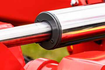 Hydraulic mechanism on modern machine