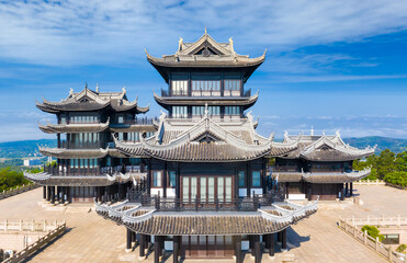 Obraz premium The first peak of Tai Lake, Wuxi, Jiangsu Province, China