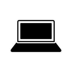 laptop icon logo illustration design