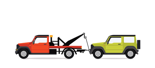 Car Towing Trucks, towing trucks vector design