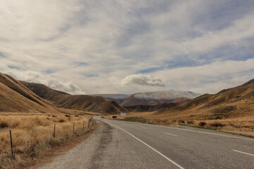 A Road to Fox Glacier,New Zealand.