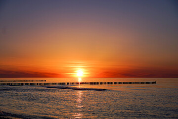 Sonnenuntergang auf Zingst