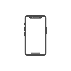 Cellphone icon. Smartphone symbol modern simple vector icon for website design, mobile app, ui. Vector Illustration