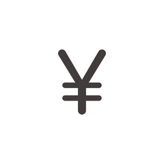 Yen Icon Isolated On White Background. Cash Symbol Modern Simple Vector Icon For Web Site Or Mobile App